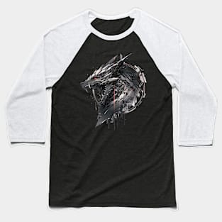 Mecha Tier Tiger Wolf Fuchs Cyborg Wildschwein Baseball T-Shirt